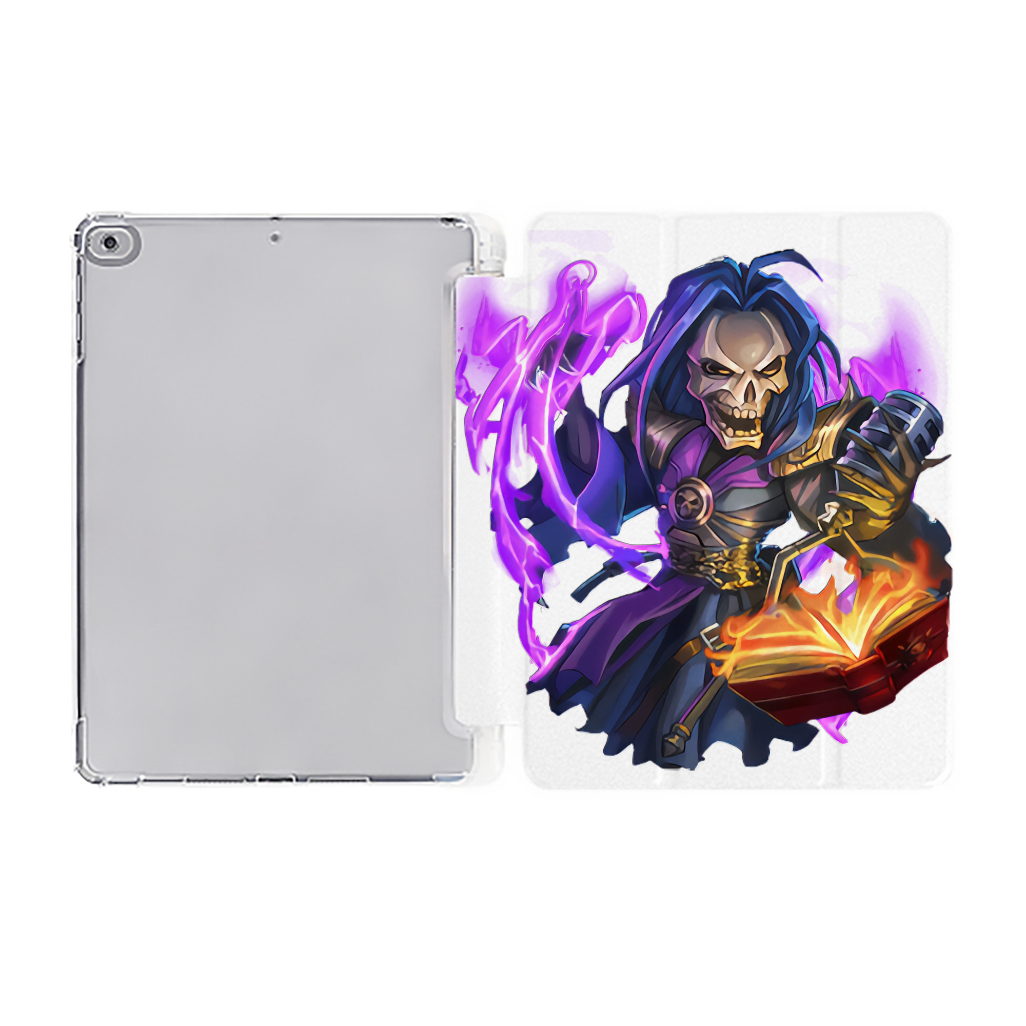 （画像用） リーグ・オブ・レジェンド League of Legends LOL IPad ケース ペン収納付き 三つ折りスタンド PUレザー×シリコン 対応機種9.5/10.5/10.9インチ